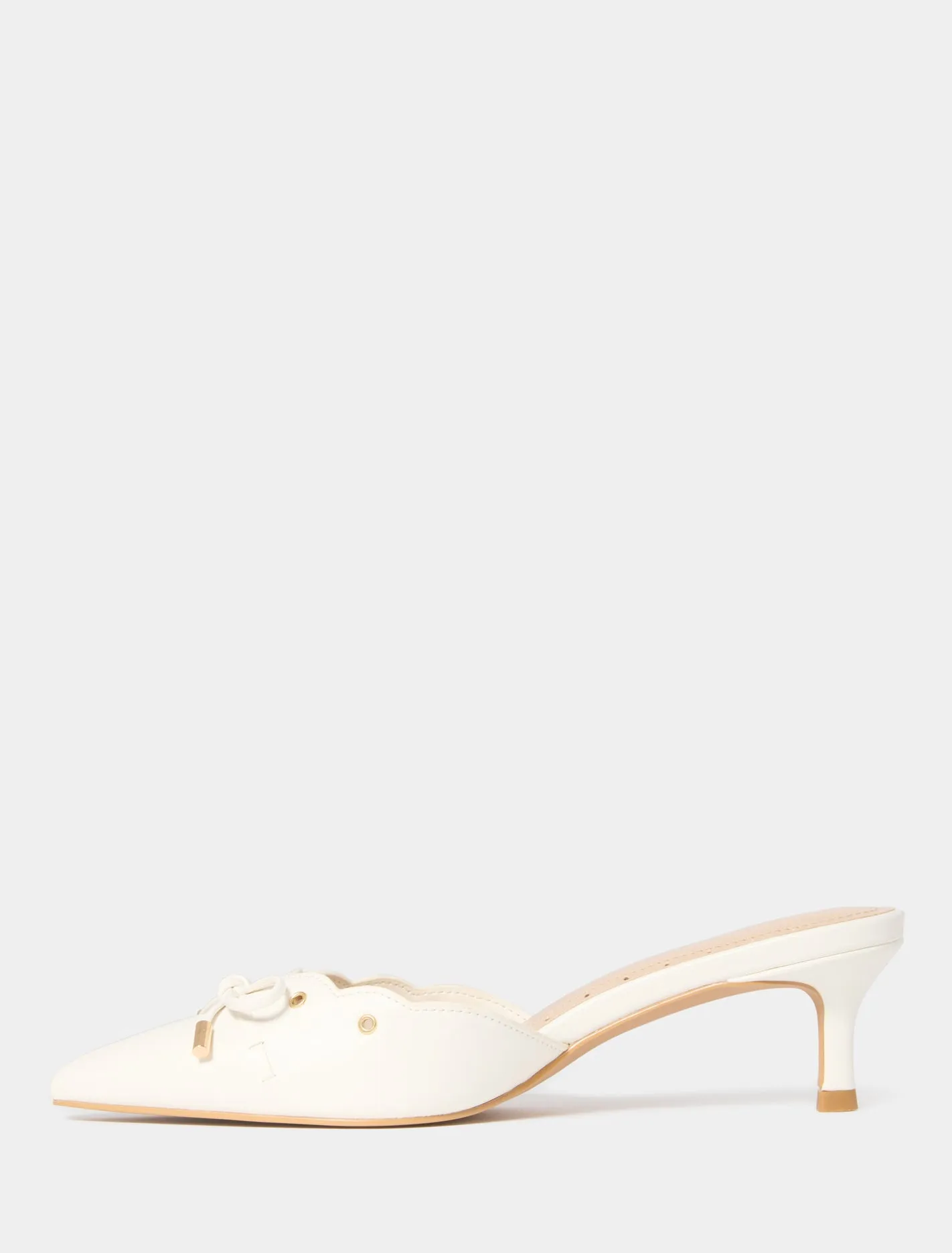 Marci Scalloped Mule Heel