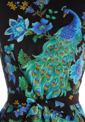 Monique Dress Peacock in Emerald
