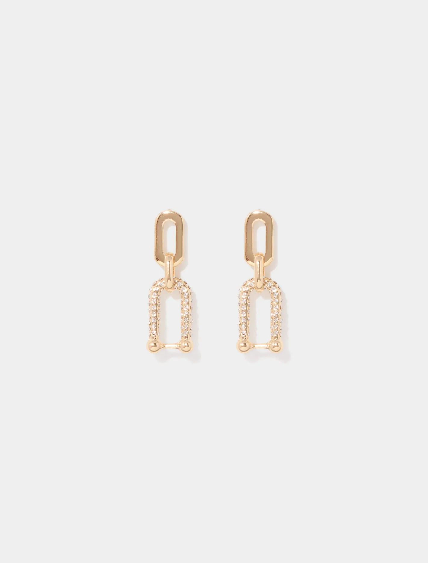 Myah Curve Stone Earrings