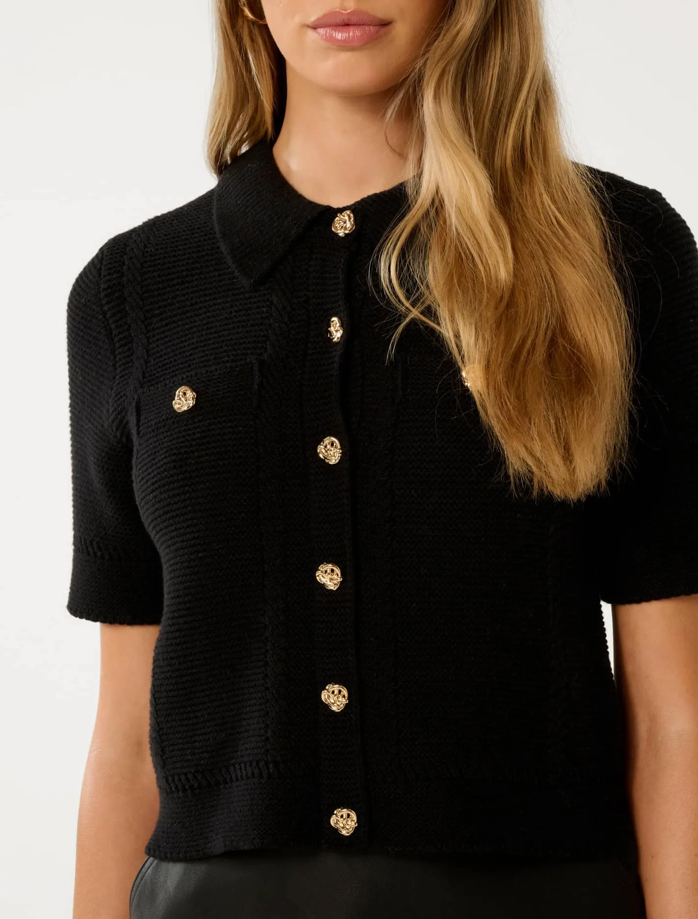 Neve Cropped Knit Top