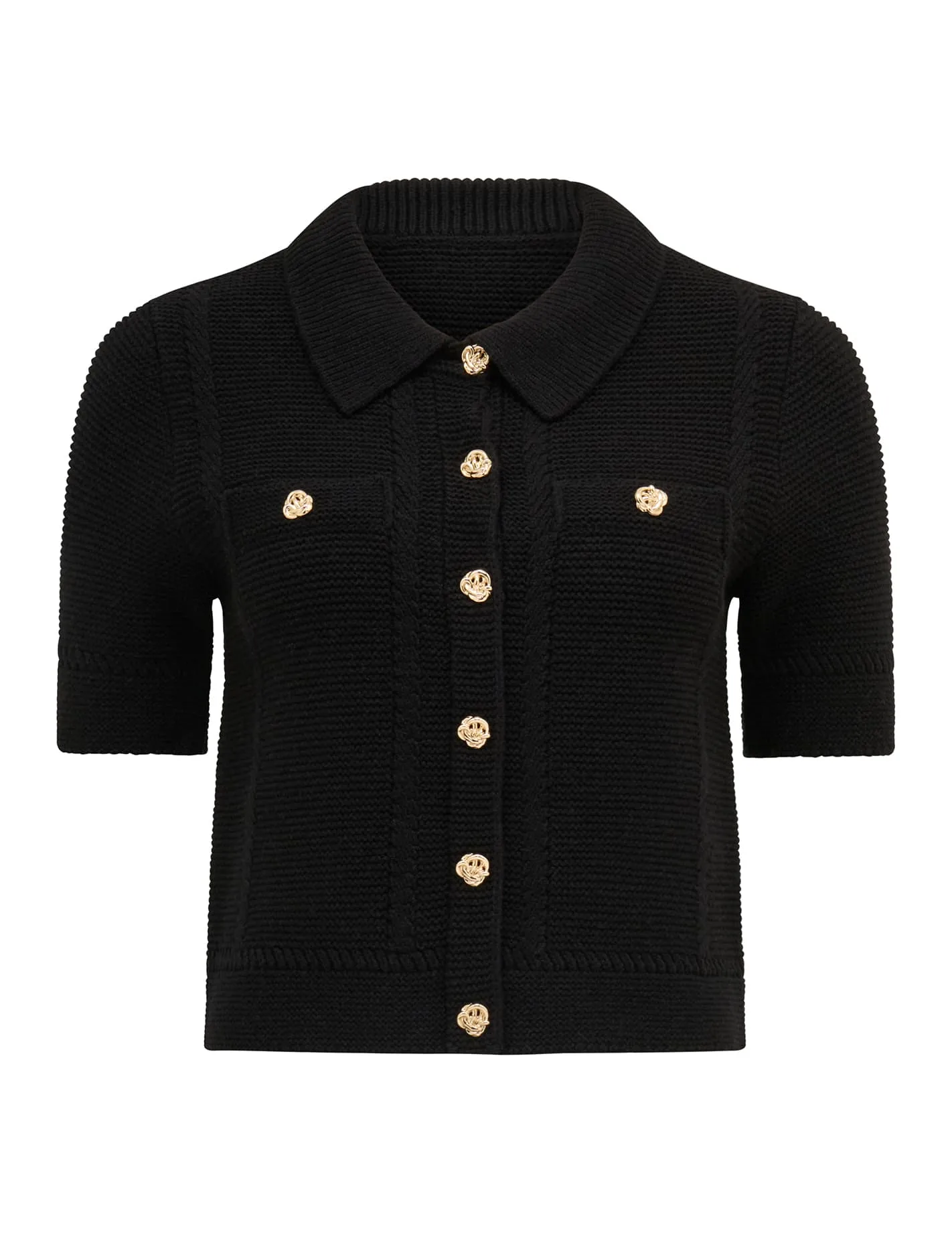 Neve Cropped Knit Top