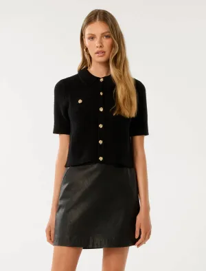 Neve Cropped Knit Top