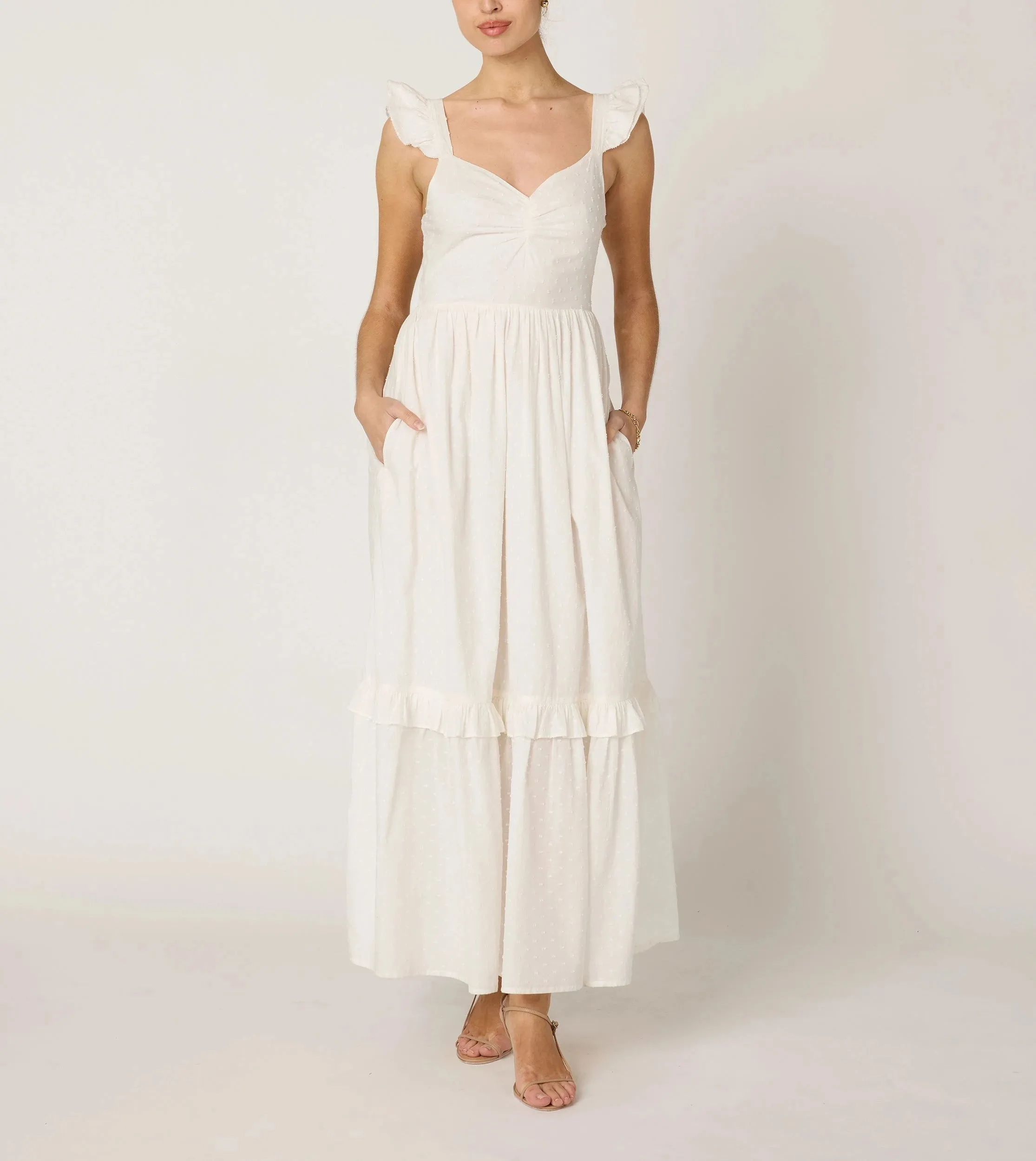 Nica Maxi Dress | Ivory