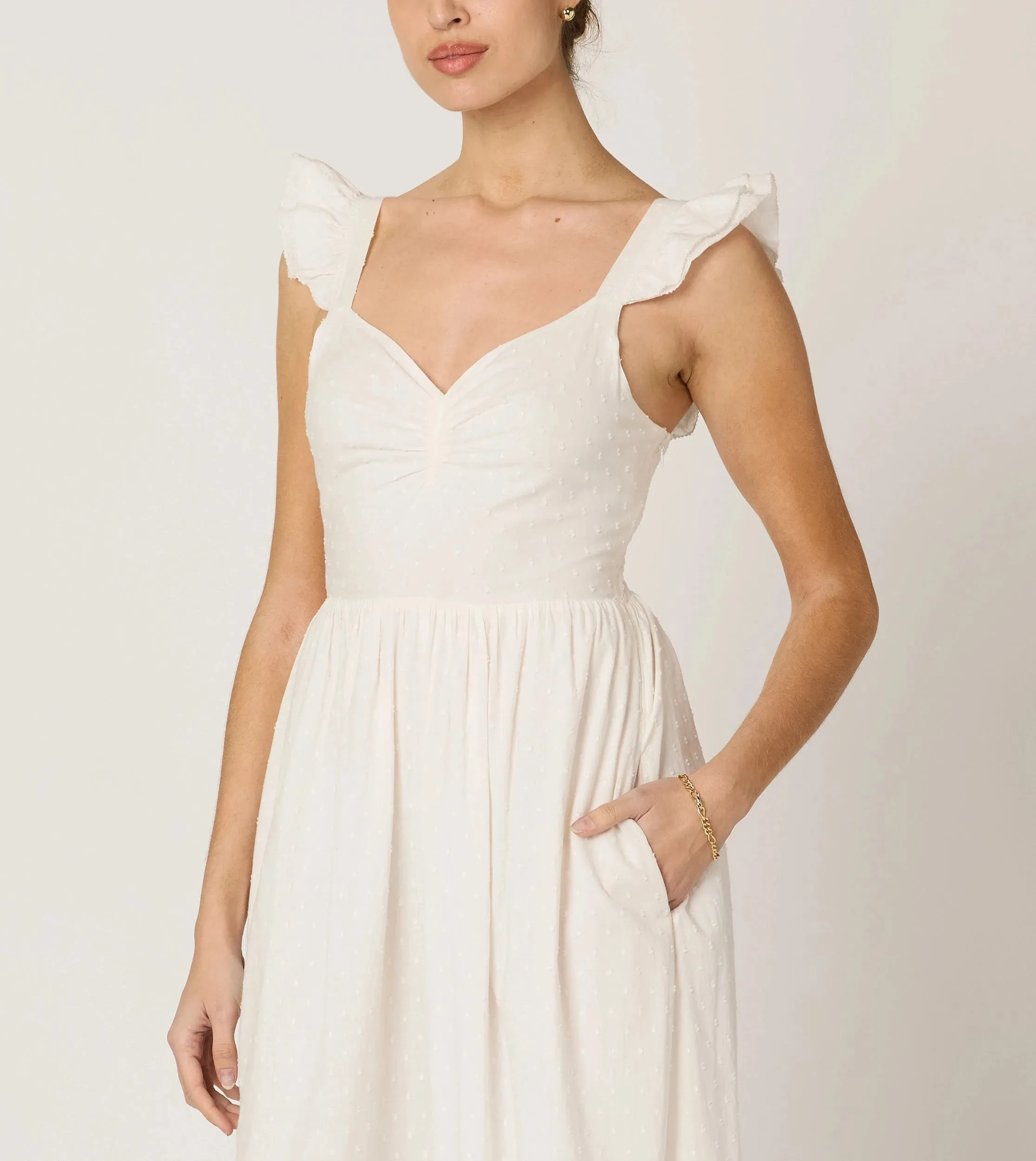 Nica Maxi Dress | Ivory