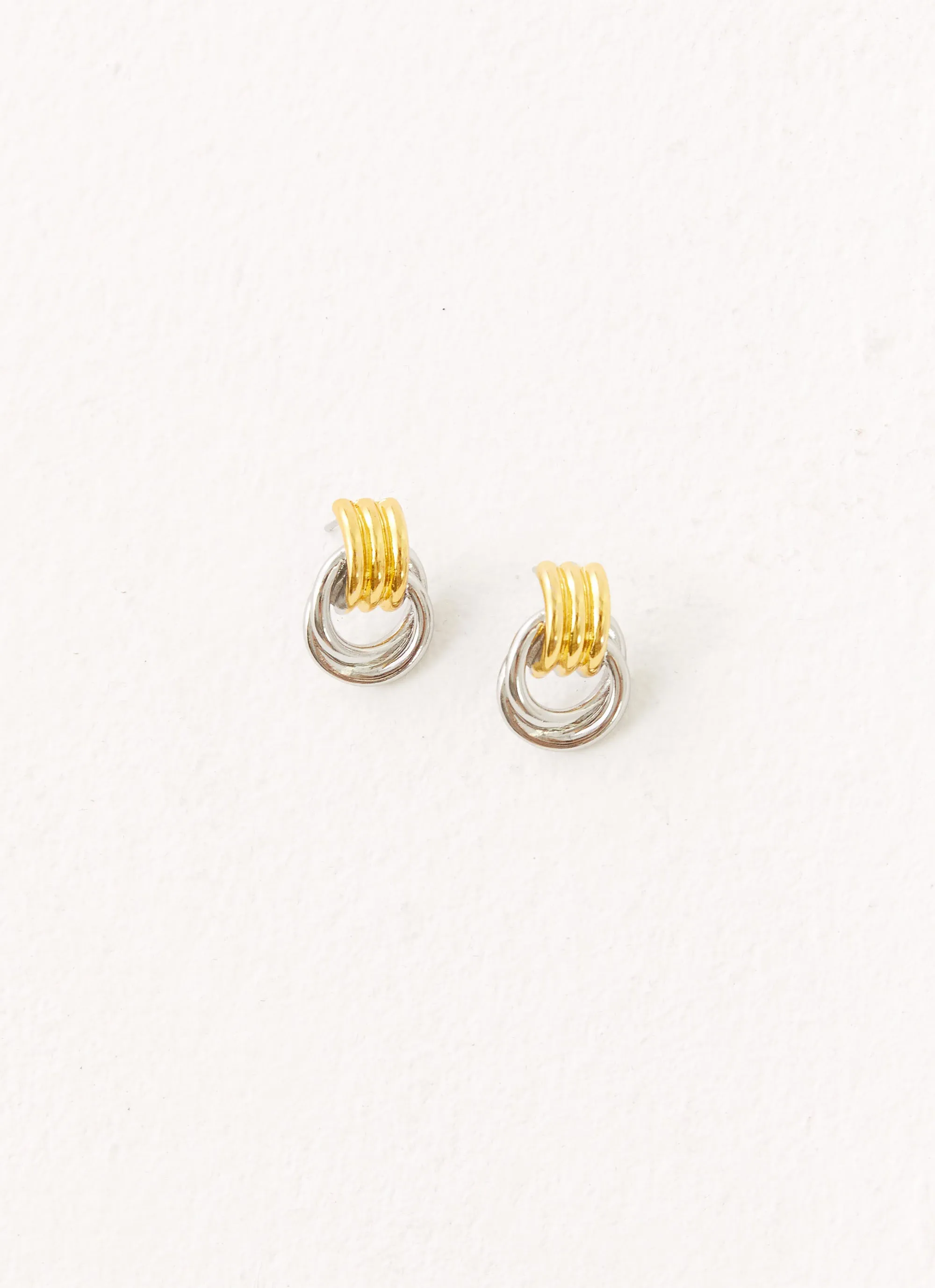 Nicolina Earrings - Gold/Silver