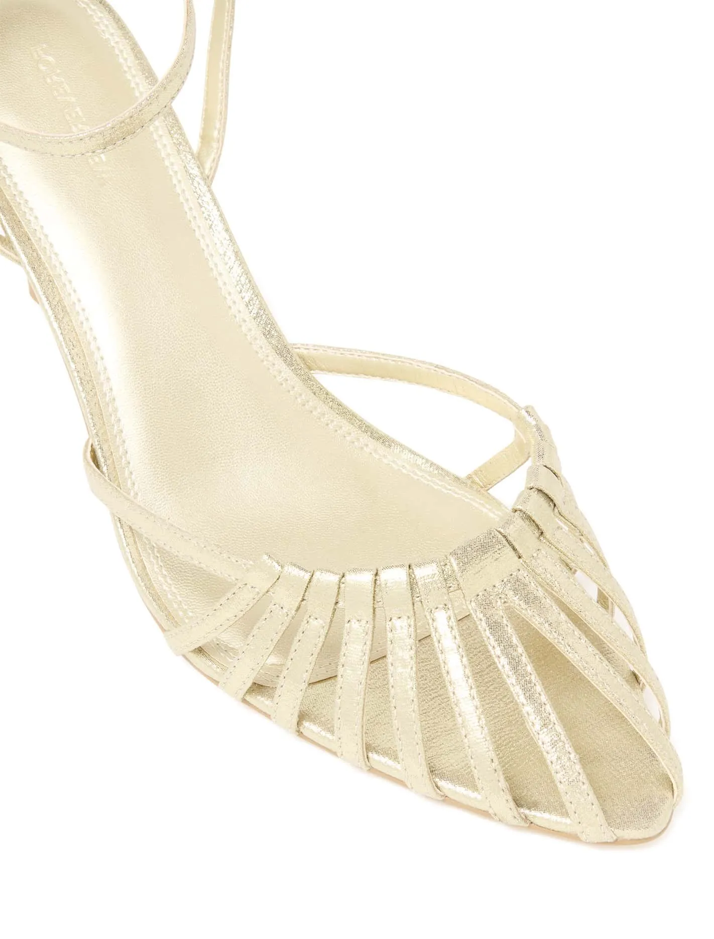 Normani Caged Occasion Heel Sandal