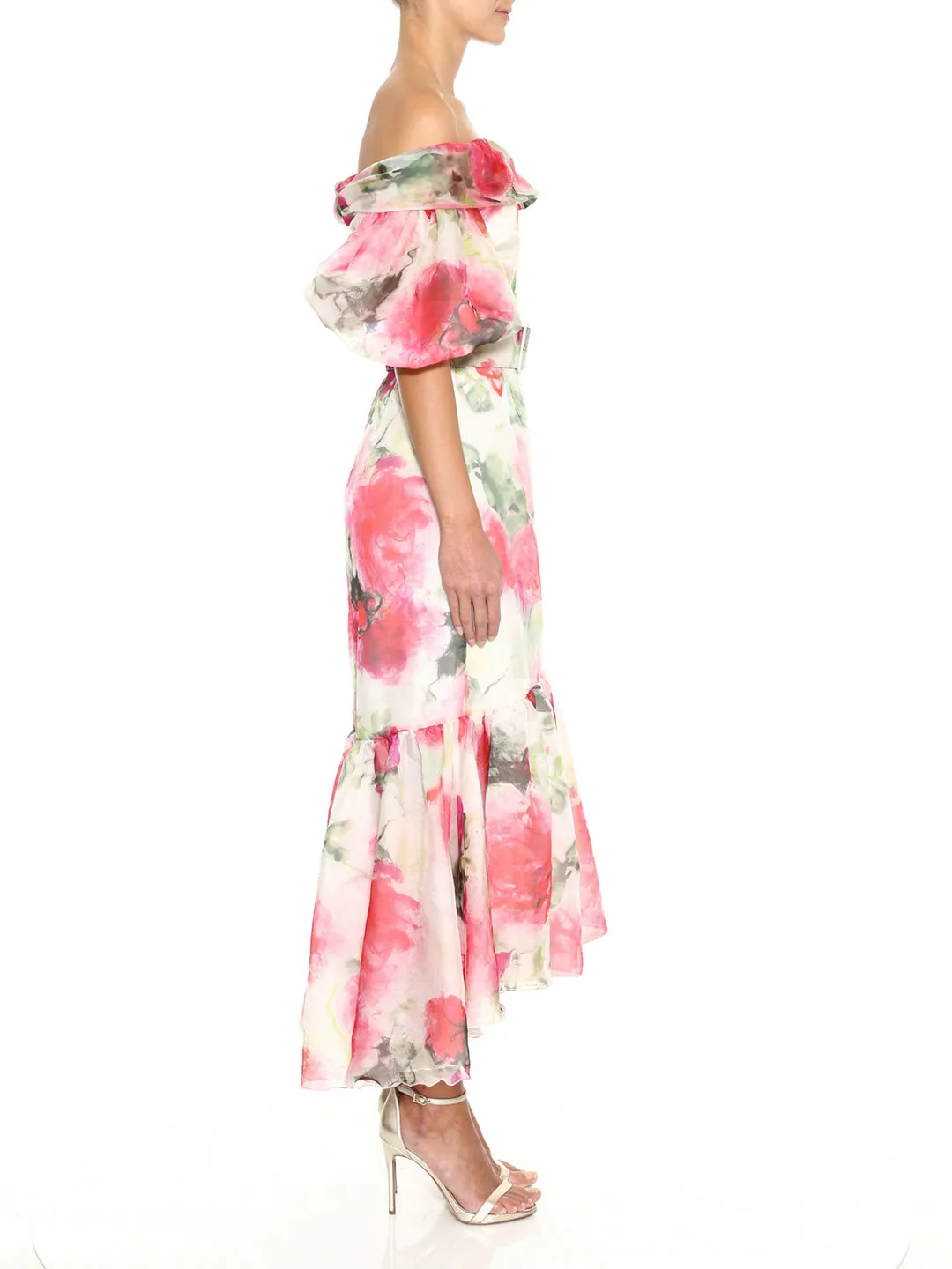 Off-the-Shoulder Cocktail Dress