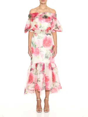 Off-the-Shoulder Cocktail Dress