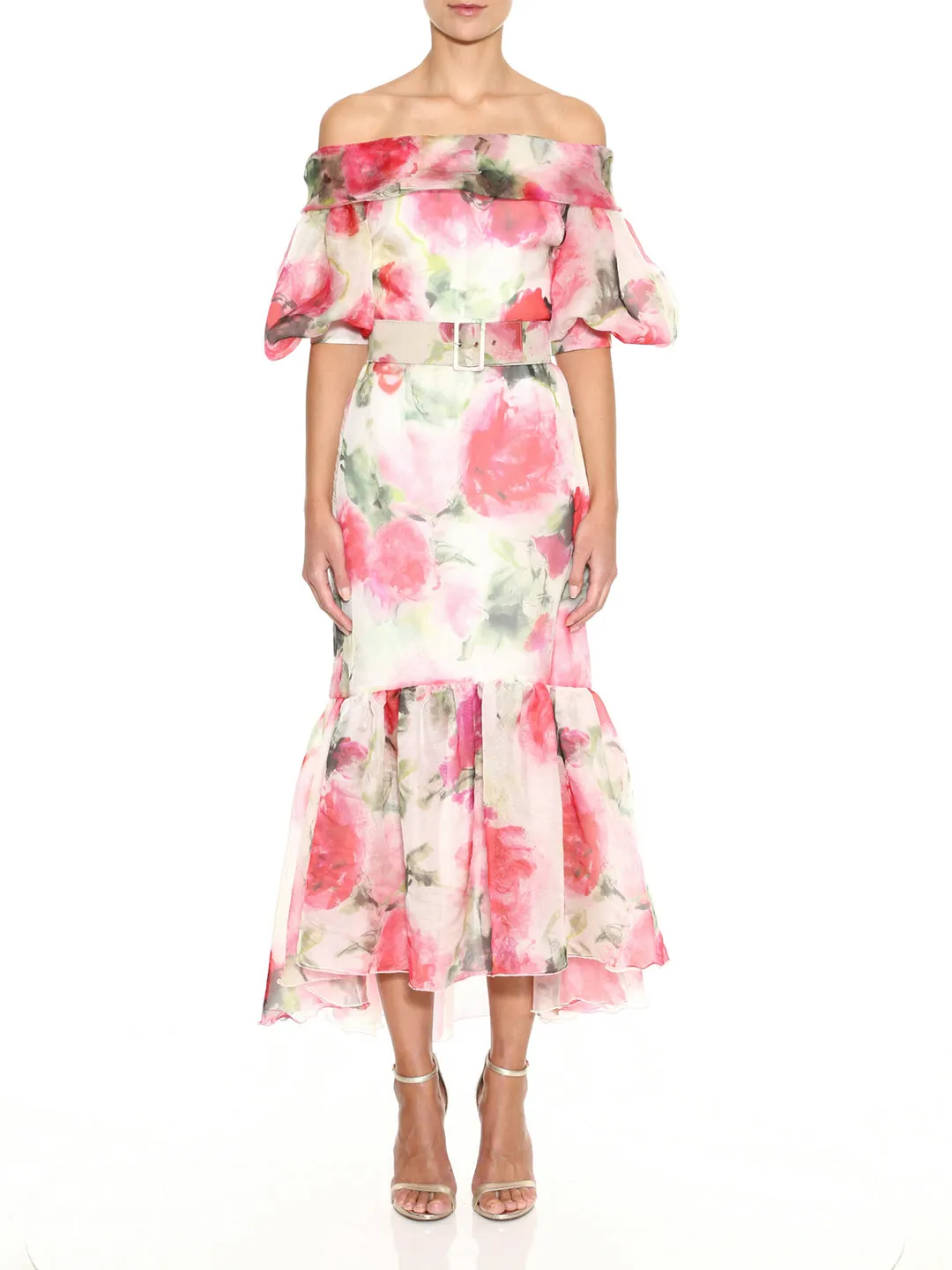 Off-the-Shoulder Cocktail Dress