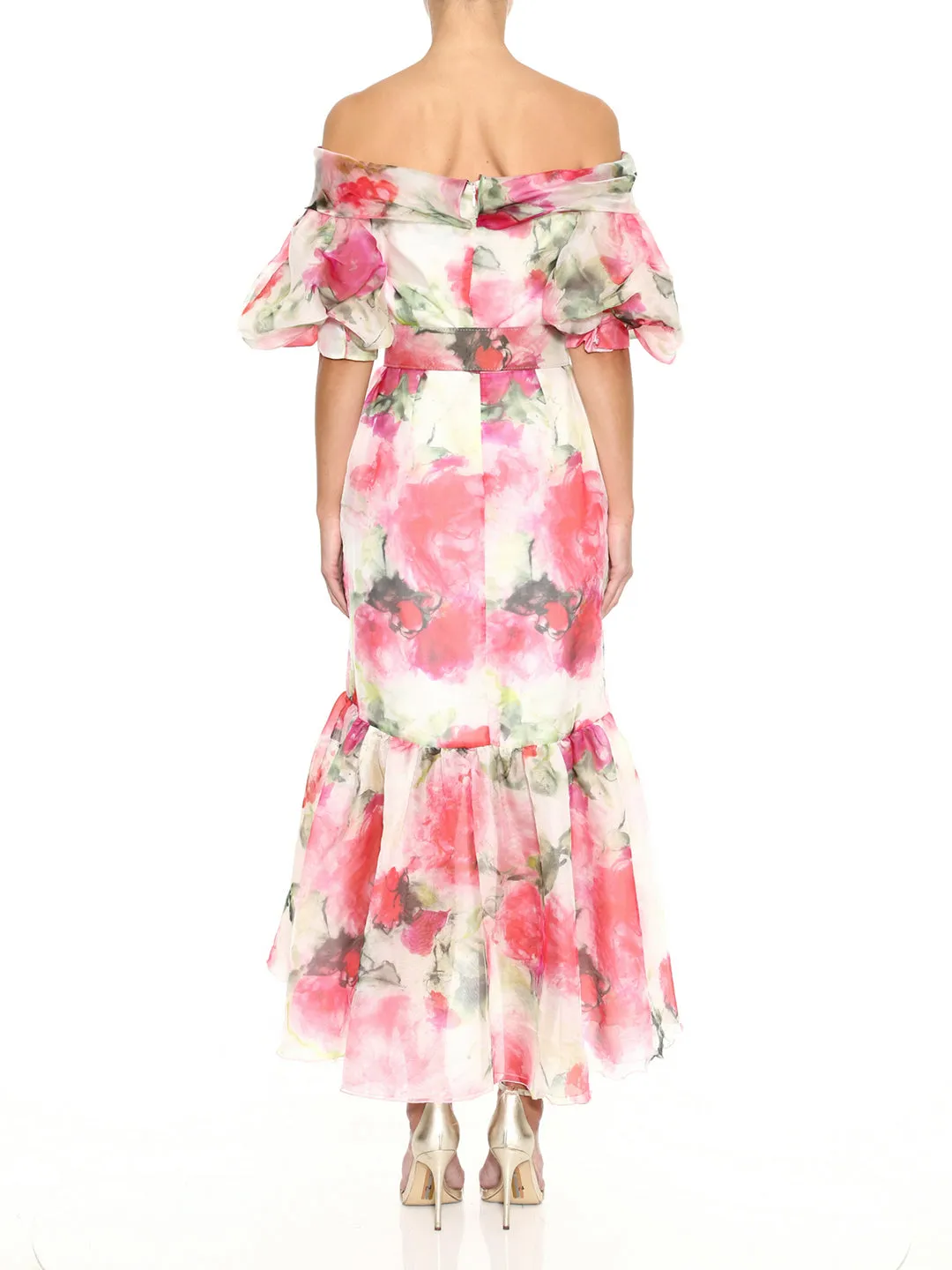 Off-the-Shoulder Cocktail Dress