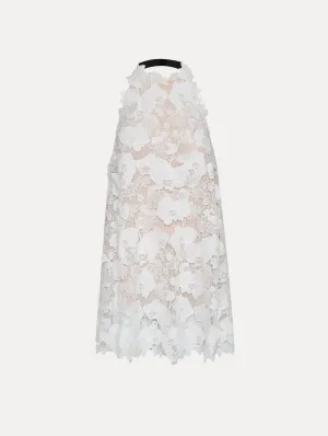 Orchid Embroidered Guipure Dress