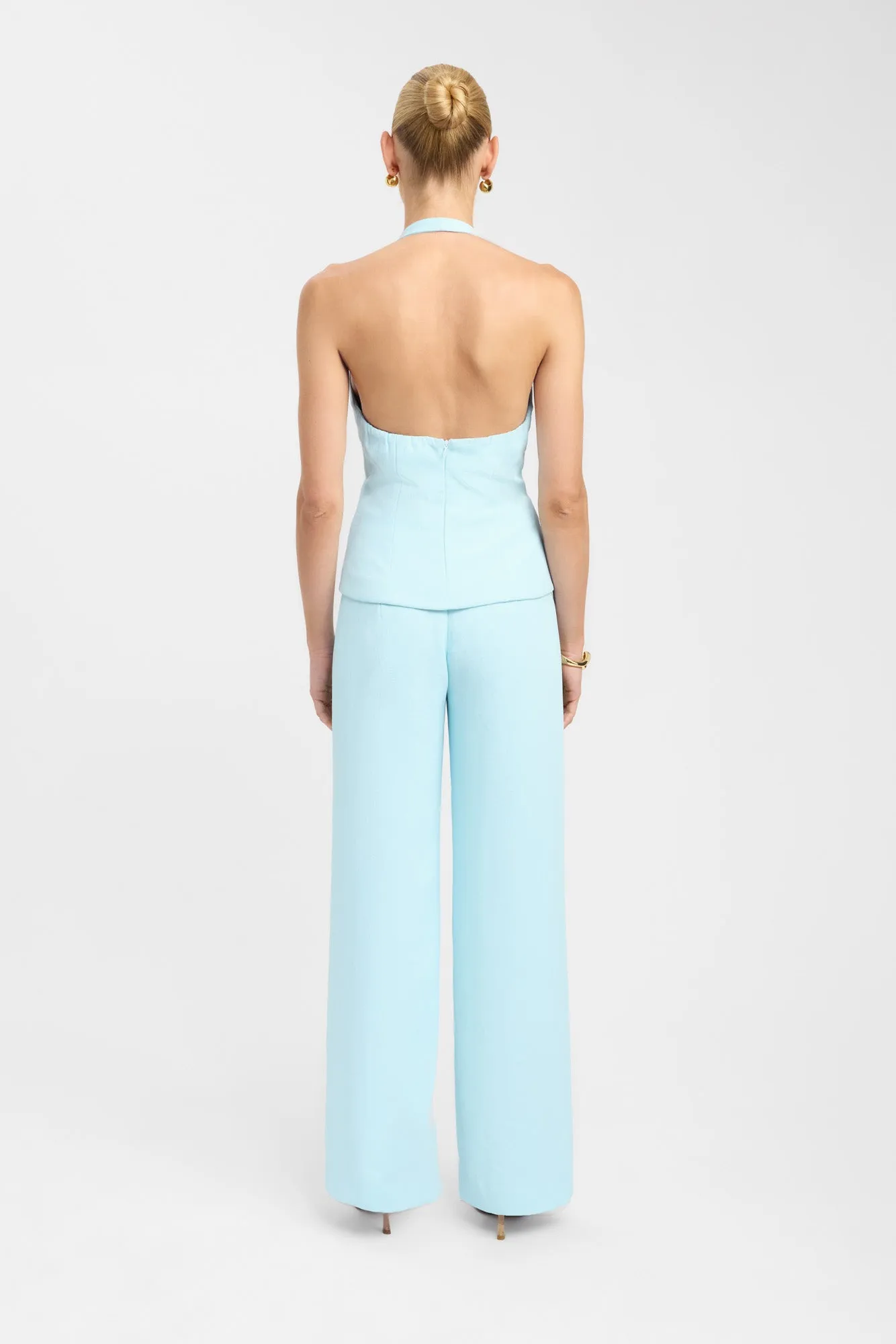 Oyster Trim Halter Top