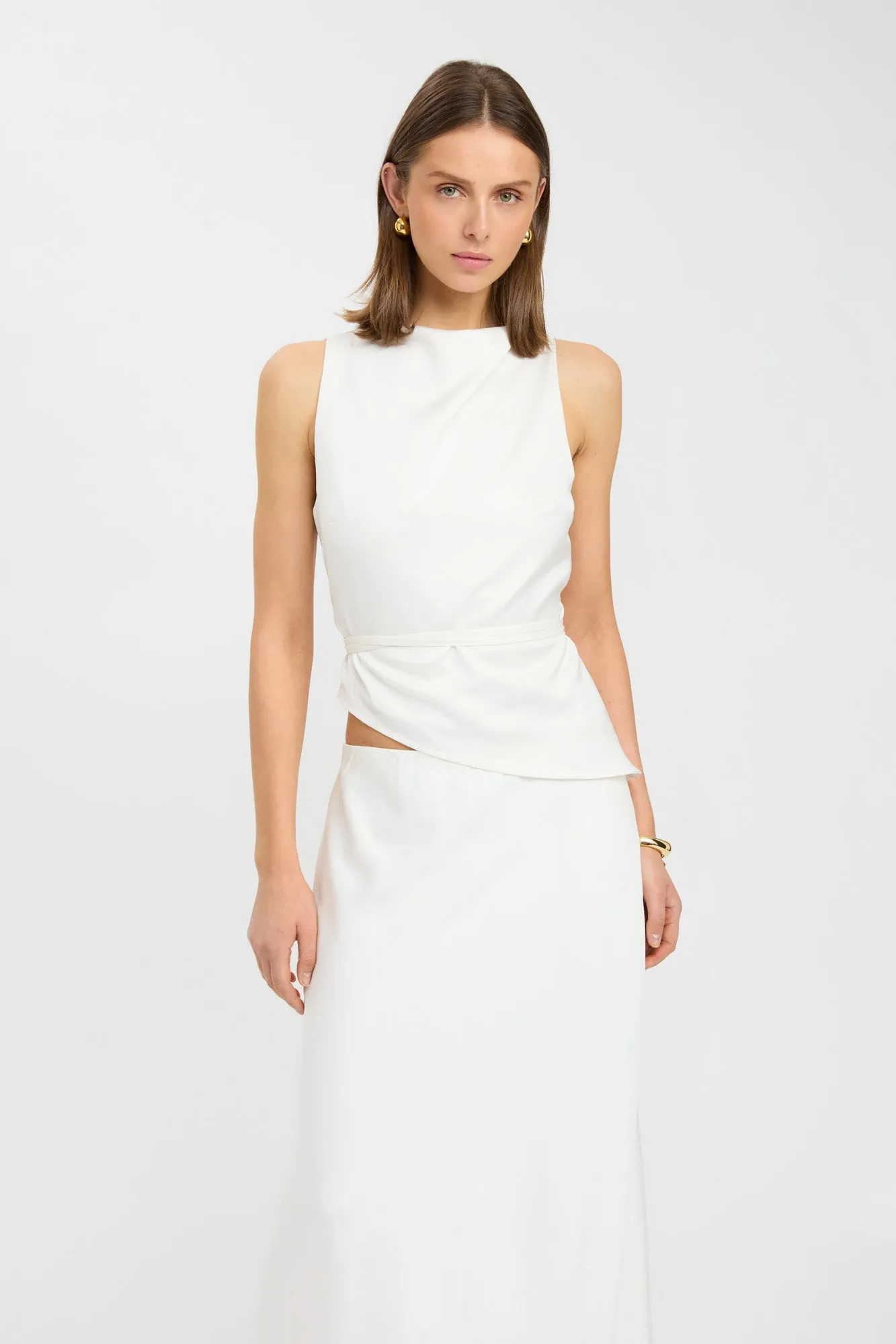 Palermo High Cowl Top