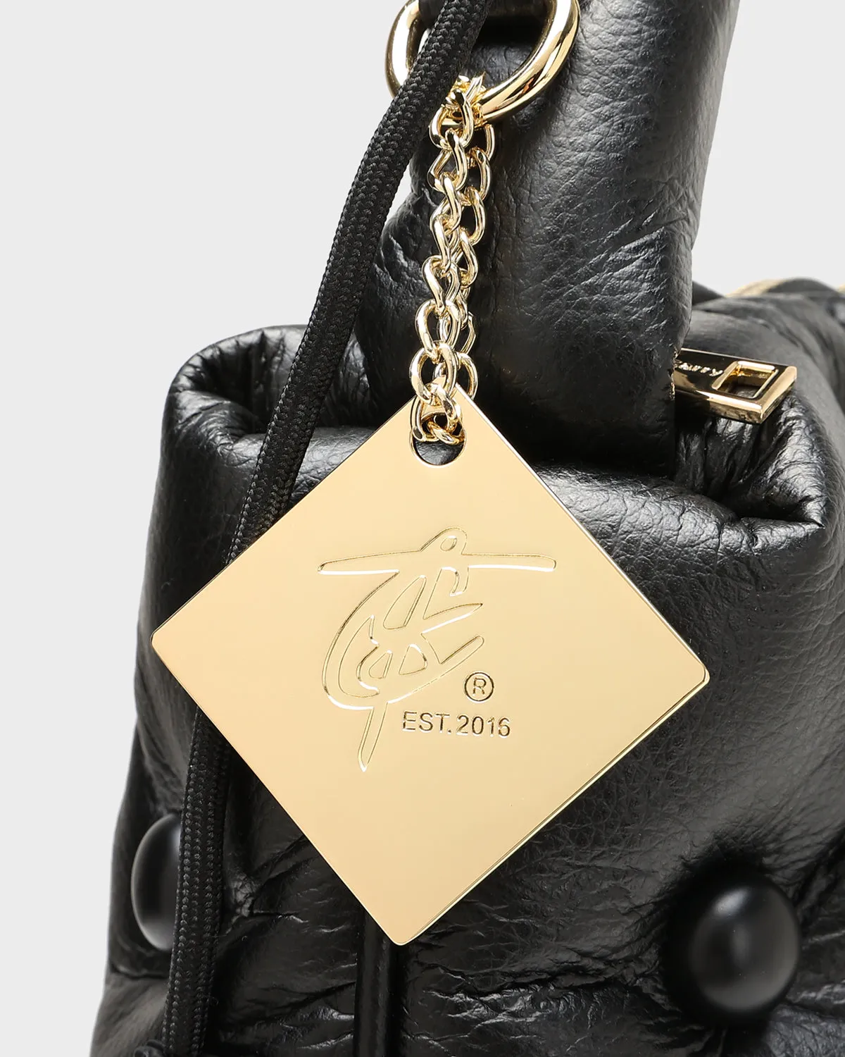 Pearl Power Messenger Bag in Black