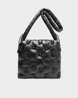 Pearl Power Messenger Bag in Black