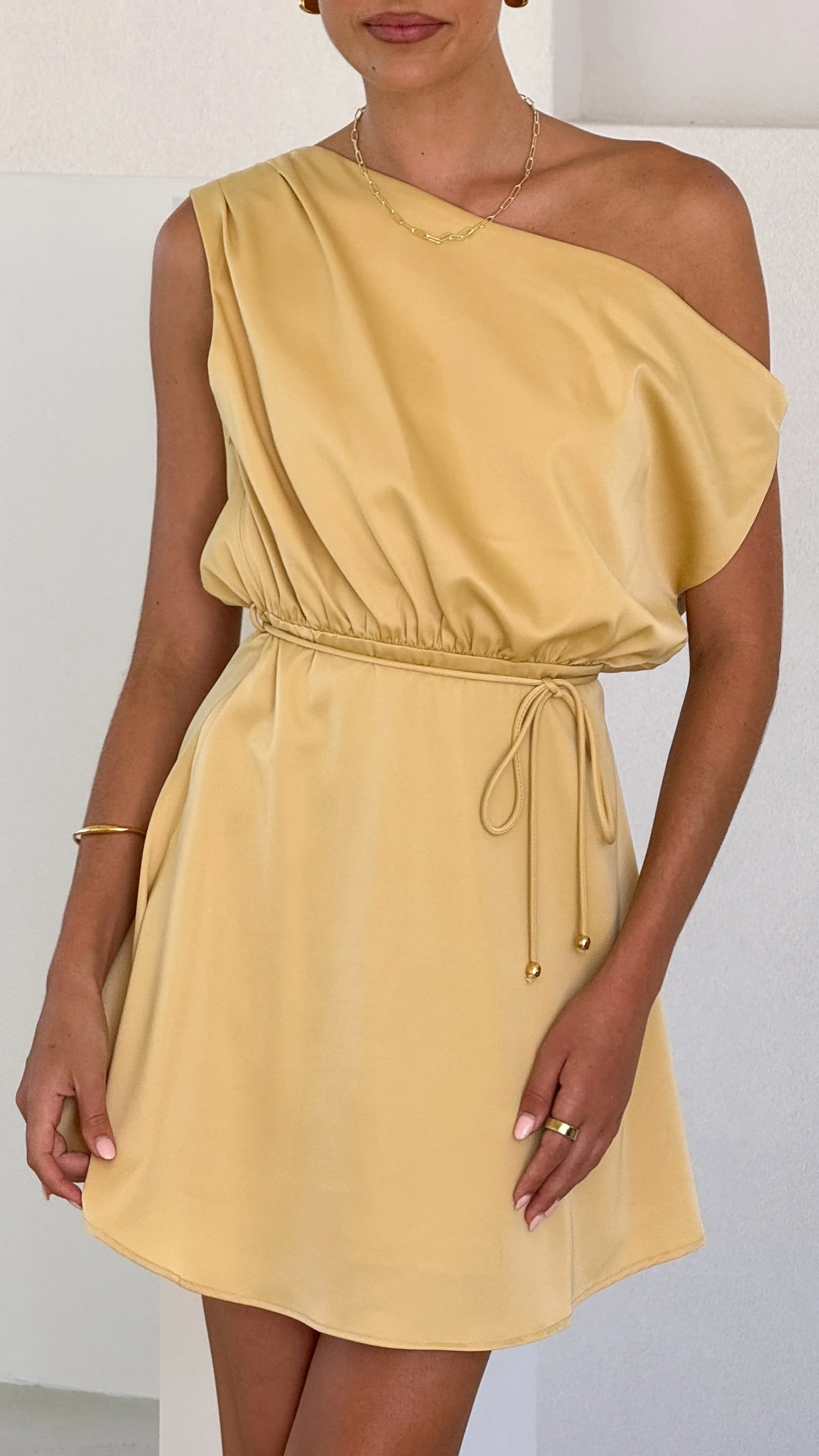 Prudence Mini Dress - Yellow