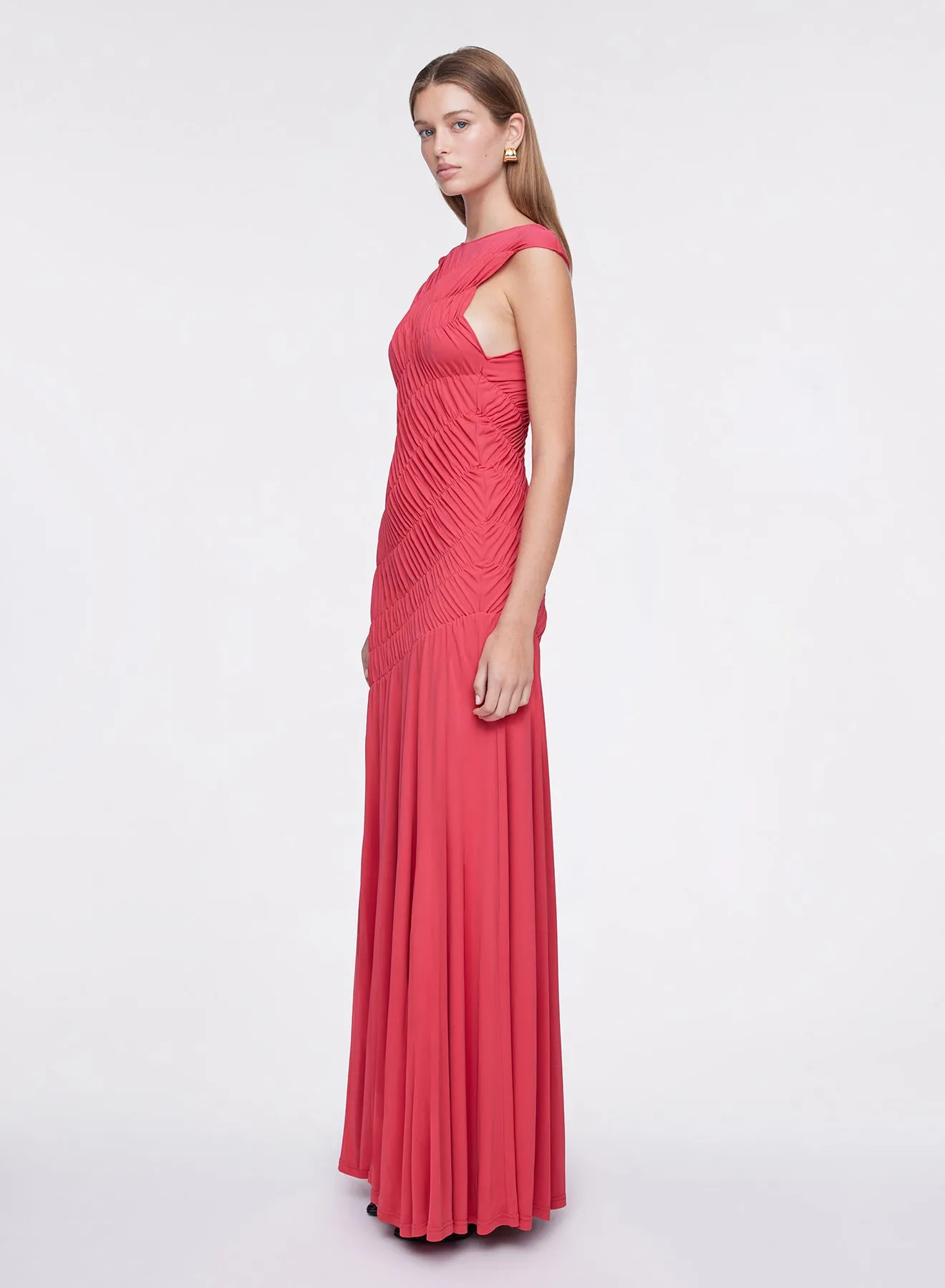 RACHEL DRESS (MAGENTA)