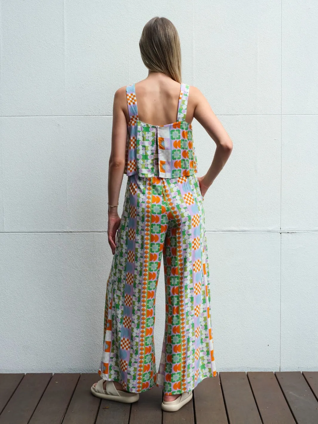 RETRO WALL JUMPSUIT