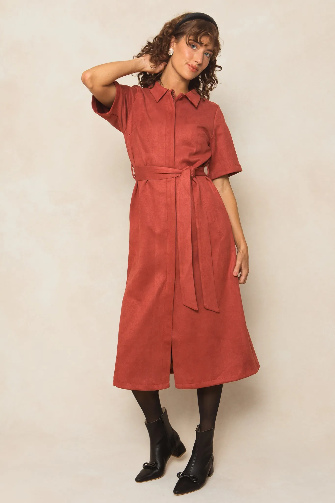 Rory Suede Dress  - FINAL SALE