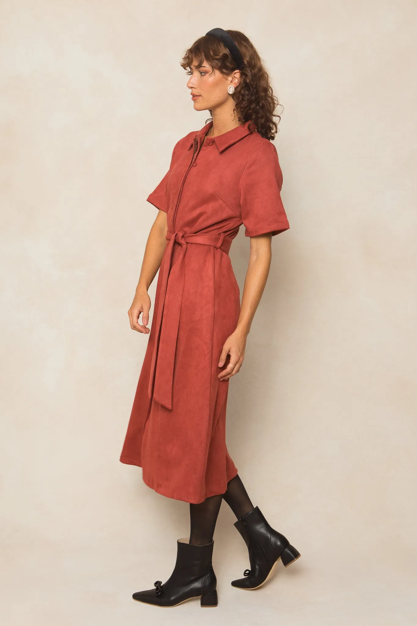 Rory Suede Dress  - FINAL SALE