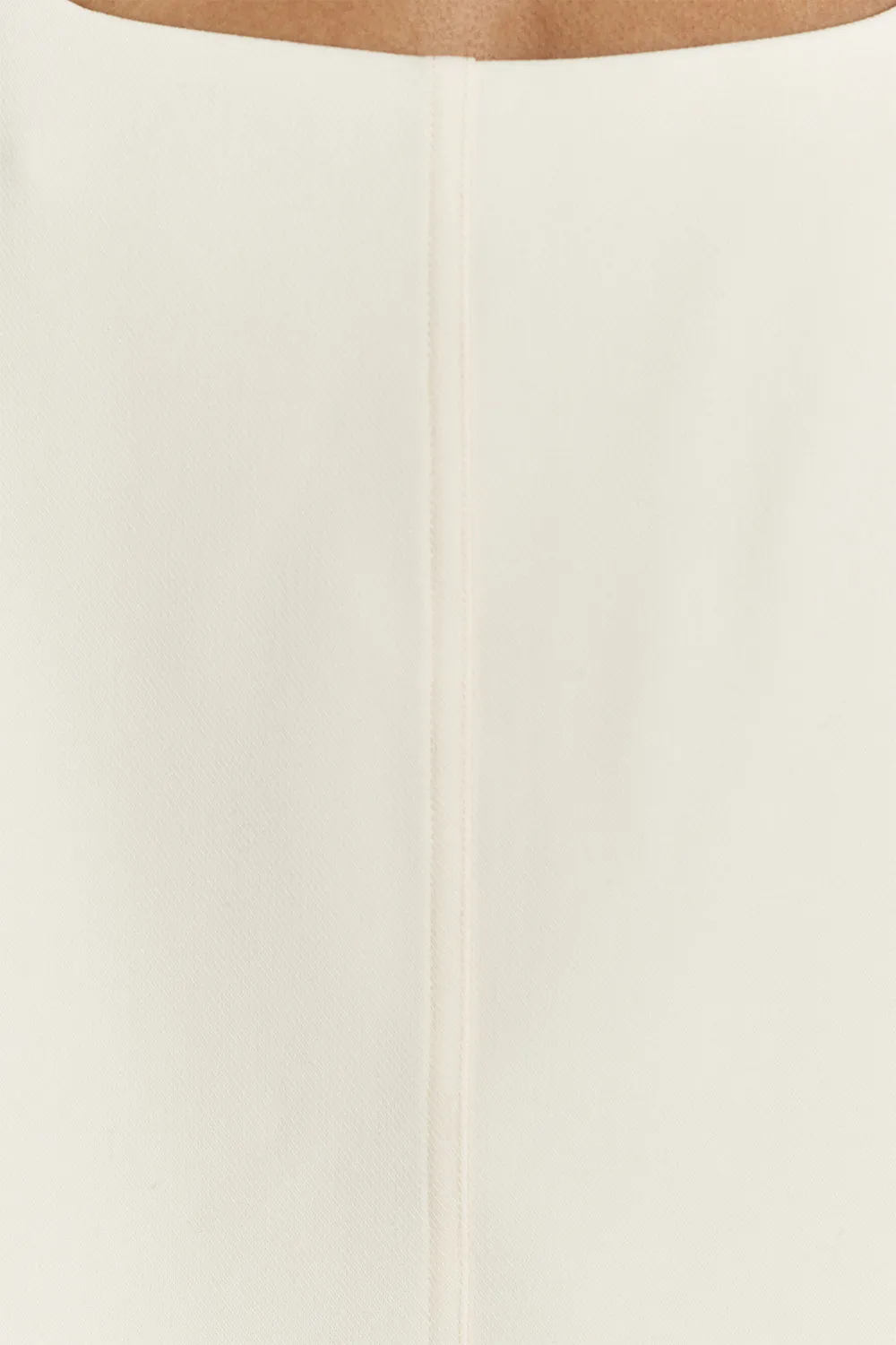 ROSA CREAM SHIFT MINI DRESS