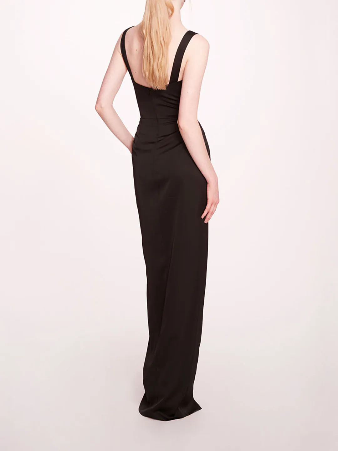 Satin Bustier Gown