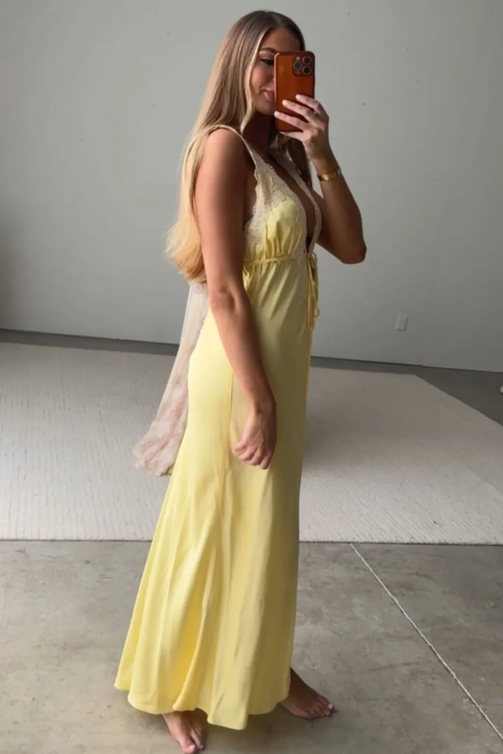 Seraphina Maxi Dress in Banana