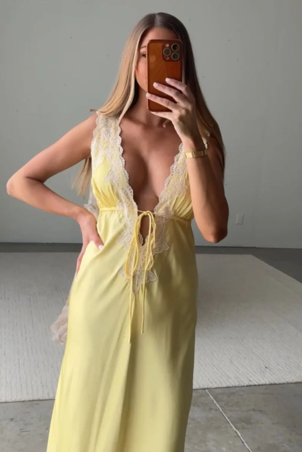 Seraphina Maxi Dress in Banana