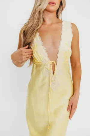 Seraphina Maxi Dress in Banana