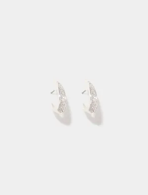 Shea Stone Curve Loop Earrings