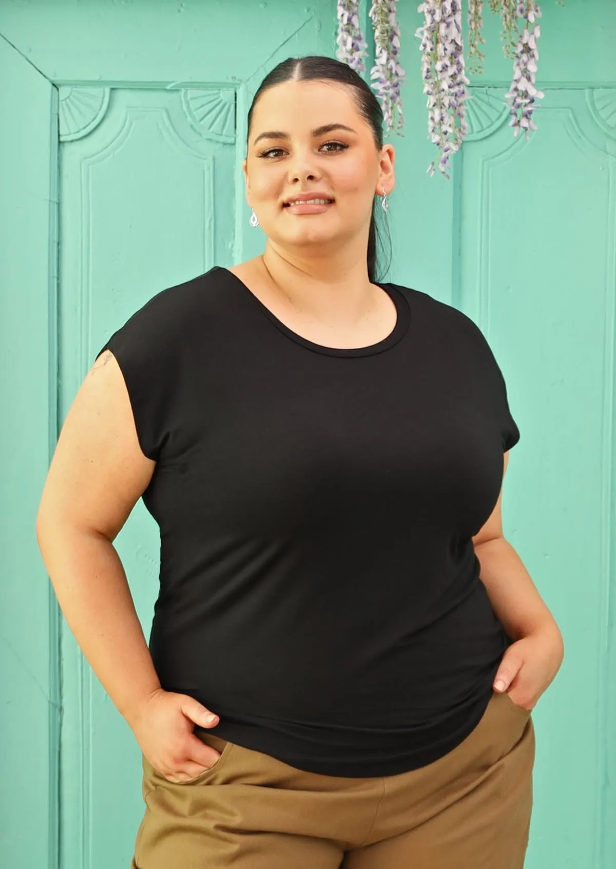 Shell T-shirt Black