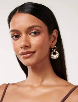 Signature Tasha Texture Hoop Earrings
