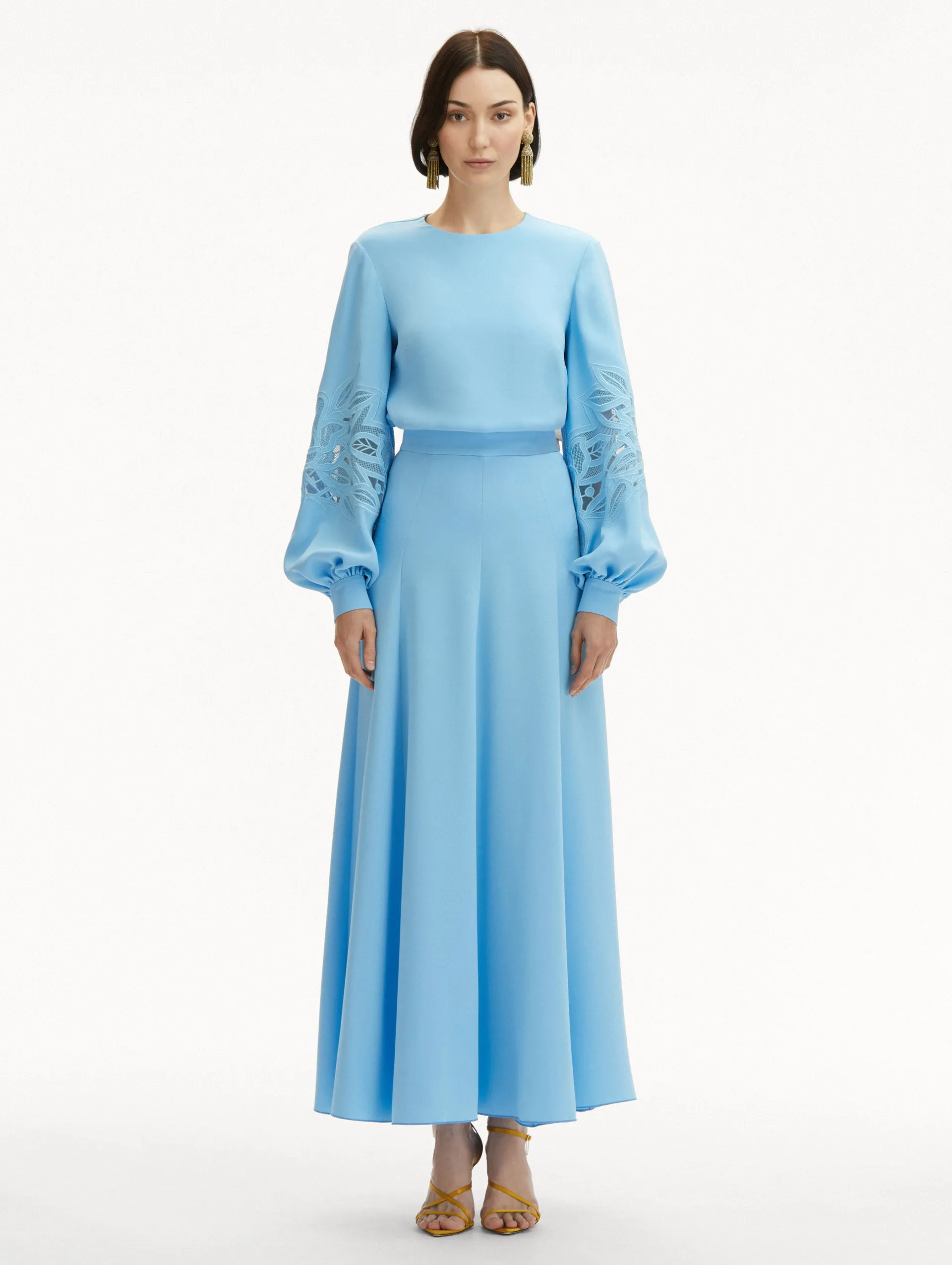 Silk Georgette Skirt