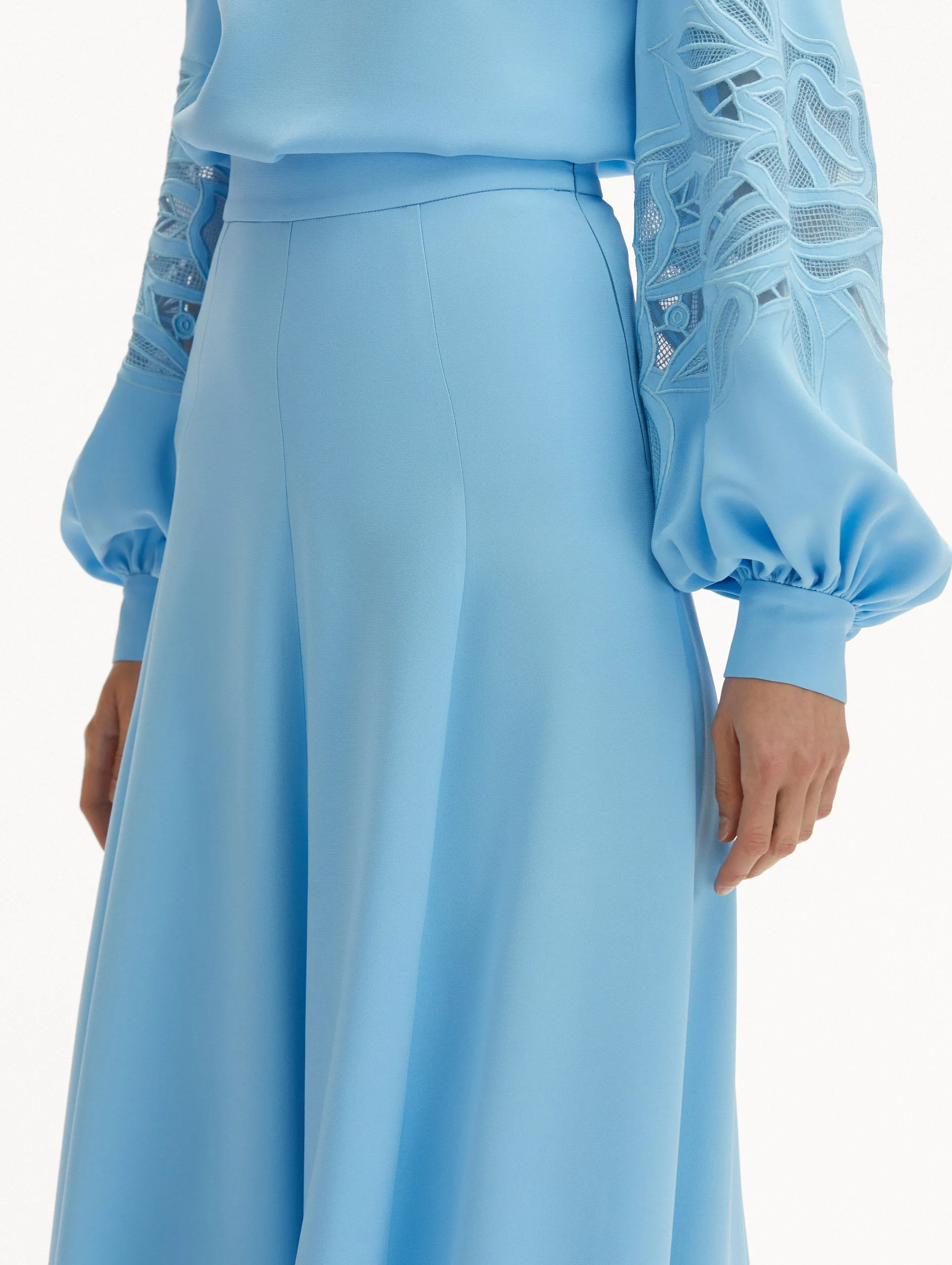 Silk Georgette Skirt