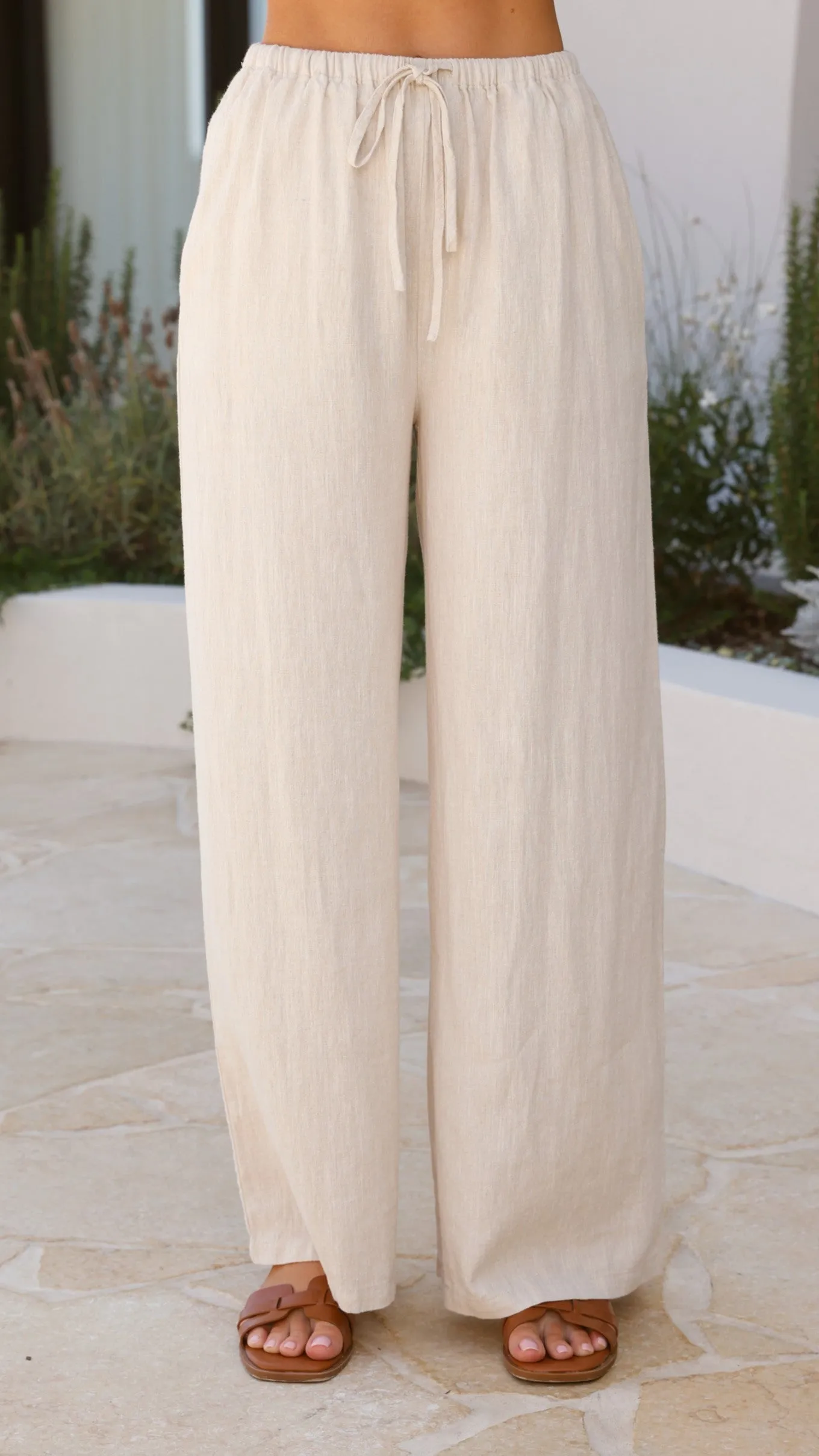 Tara Pants - Natural