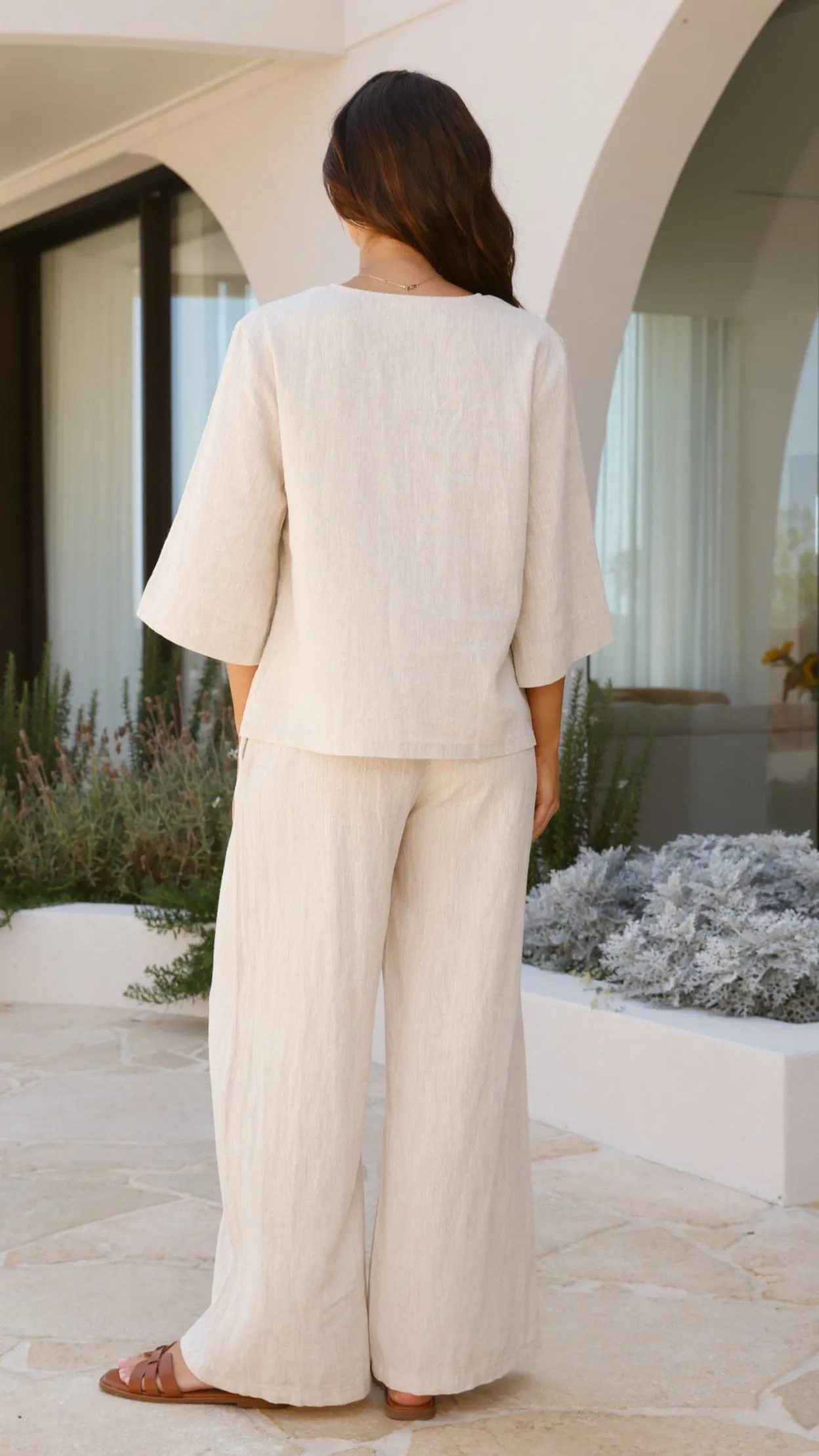 Tara Pants - Natural