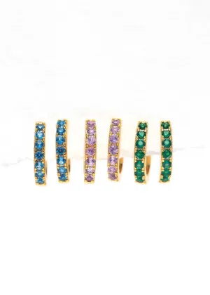 Technicolor Hoop Set - Gold