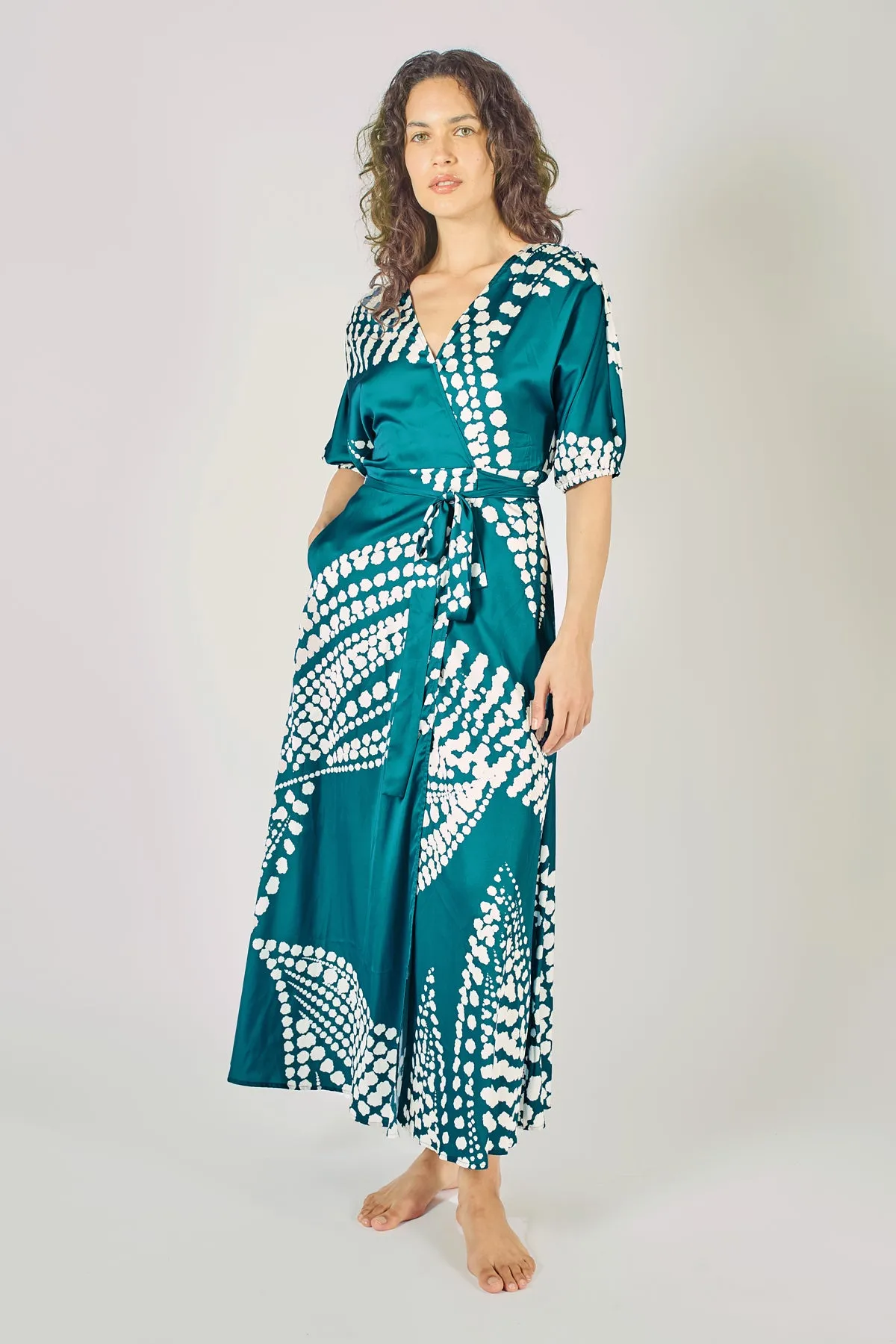 The Odes Revisited Charlie Wrap Dress