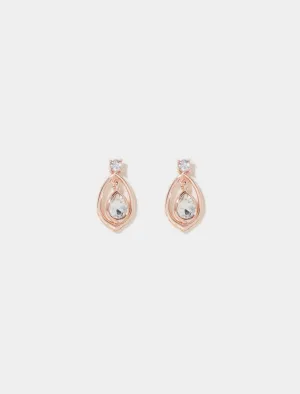 Tomi Teardrop Stone Earrings