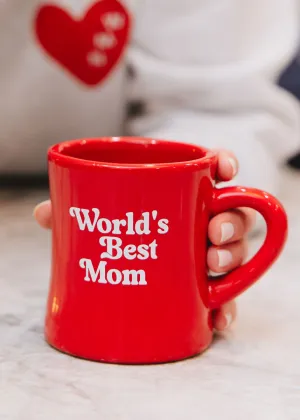 World's Best Mom Diner Mug