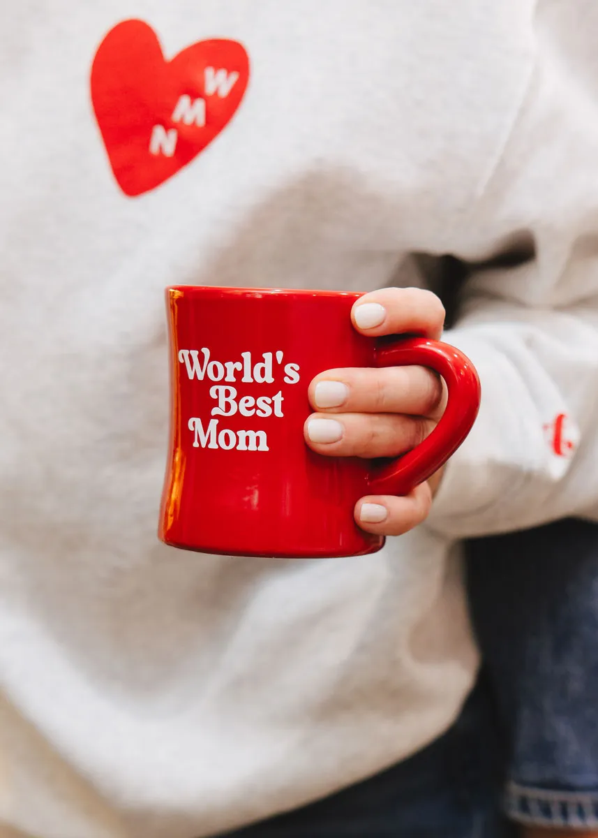 World's Best Mom Diner Mug