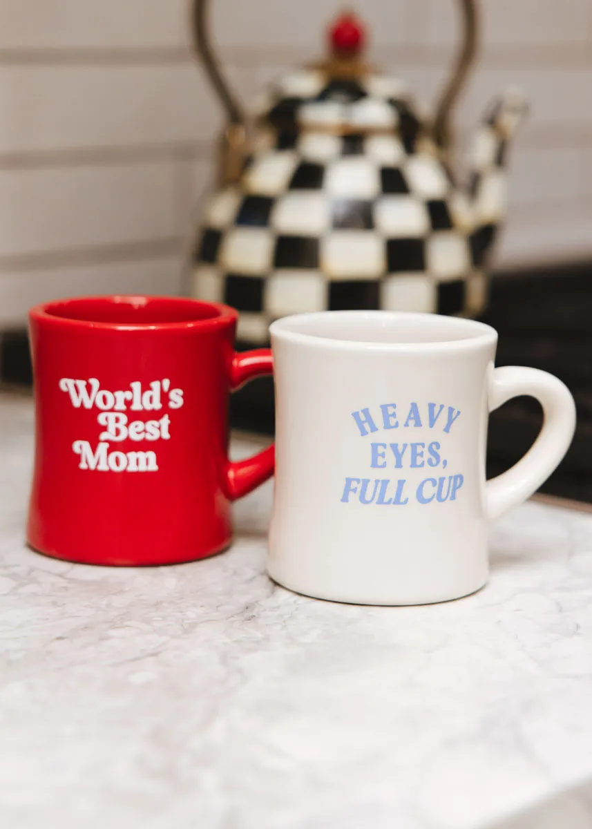 World's Best Mom Diner Mug