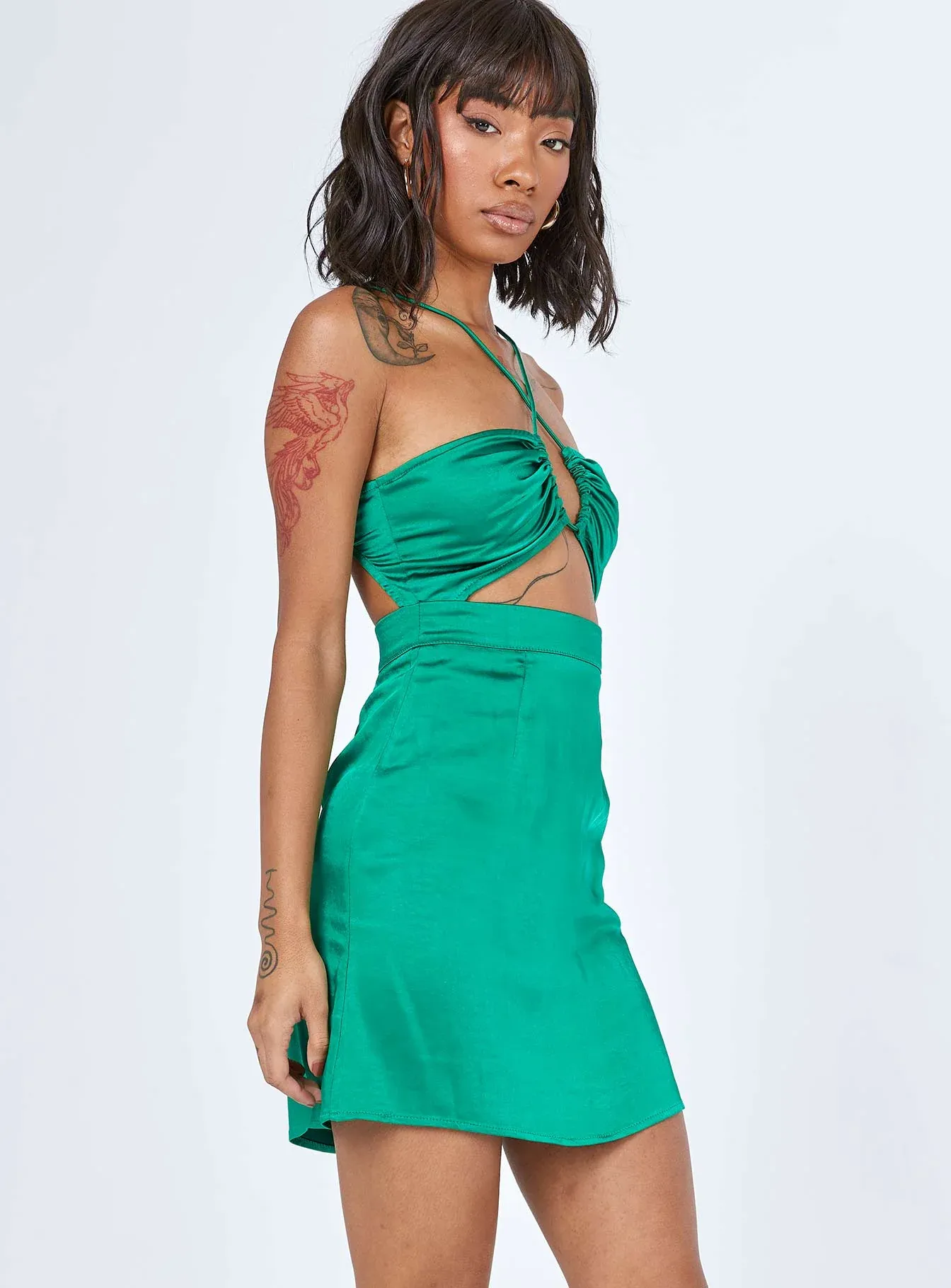 Ximena Mini Dress Green