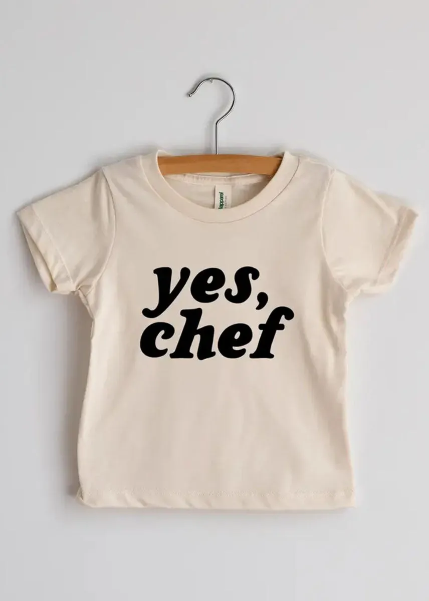 Yes. Chef Organic Toddler Tee